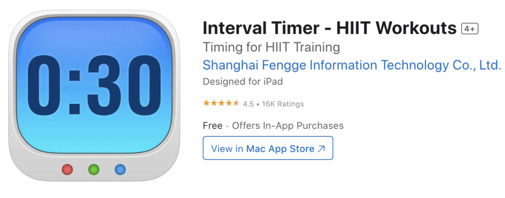 Interval Timer - HIIT Workouts
