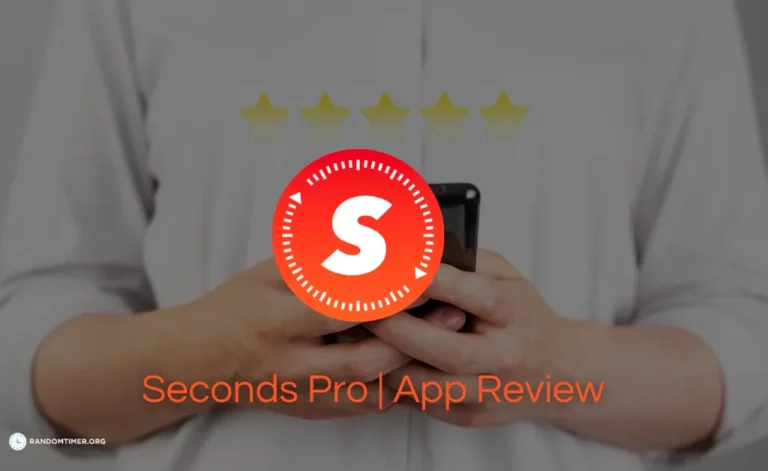 Seconds Timer App