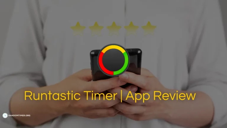 Runtastic Timer App